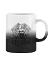 puodelis Queen vienspalvis logo